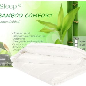 iSleep Zomerdekbed Bamboo Comfort - Tweepersoons - 200x220 cm (8721067001312)