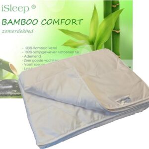 Dekbed Zomer Bamboo Comfort - 100% Bamboe - Tweepersoons - 200x200 cm - Wit (7434043331358)
