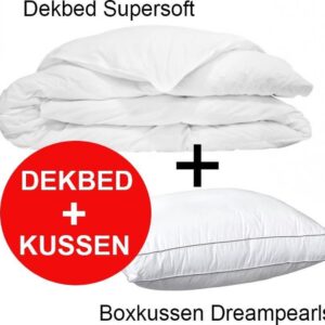 Klaas Vaak Dekbed Supersoft - 200x200 cm + Box Hoofdkussen (8712366021682)