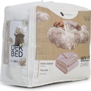 MAM Sleep - Wollen Dekbed - All Year - 100% Zuiver Australische Scheerwol - Wasbaar - 200x200 cm (8720634363587)