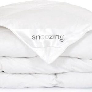 Snoozing - Mont Ventoux - Dons - 4-seizoenen dekbed - Tweepersoons - 200x200 cm - Wit (8719151069195)