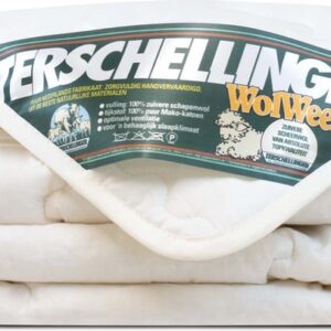 Terschellinger ZOMER dekbed | Zuiver scheer wollen zomer dekbed | Luchtig, Licht en absorberend wol voorjaars dekbed | 200x200 cm (8720256479833)