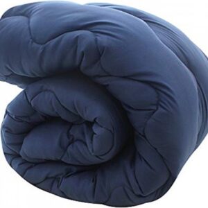 Zavelo Eazzy All-in-one-Dekbed Navy - 2-persoons (200x200 cm) - Dekbed zonder overtrek - Dekbed in kleur - Anti Allergie - Zomerdekbed & Winterdekbed (8718889129973)