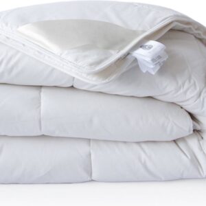 LINNICK Wollen 4 Seizoenen Dekbed - 4 Seizoenen Dekbed - 200x200cm - 100% Zuivere Scheerwol - 100% katoen Tijk - Wollen Dekbed 200x200 - Tweepersoons - Dekbedden (8719727211188)
