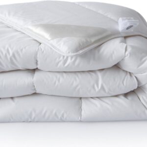 LINNICK Wollen Enkel Dekbed - Enkel Dekbed - 200x200cm - 100% Zuivere Scheerwol - 100% katoen Tijk - Wollen Dekbed 200x200 - Tweepersoons - Dekbedden (8719727211126)