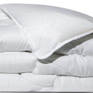 GTB® Dekbed 200x200 - Dekbedovertrek 200x200 Tweepersoons - Zomerdekbed - Wit - 200cm x 200cm x 5cm (6152721488408)