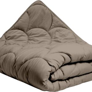 All in One Wasbaar Dekbed Easy 200x200 - Dekbed zonder overtrek - Hoesloos dekbed - Eazy dekbed - Gekleurd dekbed - All Year Winterdekbed & Zomerdekbed - Tweepersoons Dekbed - Taupe- Dekbedden (8719727212734)