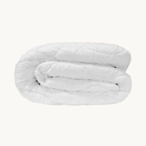 Decoware Dekbed zonder Overtrek - Eazydekbed - Hoesloos Dekbed Wasbaar - Incl. Kussensloop - All Season - Easy Tufted Curve Wit - 200x200 cm (8720929066162)