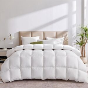 4-Seizoenen Donzen Dekbed 200x200 Cm - Oeko-Tex En RDS Gecertificeerd - 1600 Gram Donsvulling - Ademend En Luxe Comfort (8721277233565)