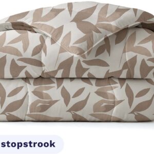 Zelesta Royalbed Beige Autumn 200x200 - Katoenen dekbed zonder overtrek - Met instopstrook - Wasbaar dekbed - Hoesloos dekbed - 2 in 1 Dekbed met vaste overtrek (8721284912866)