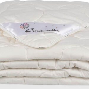 Cinderella Rumba - Wollen - Zomerdekbed - Tweepersoons - 200x220 cm - Wit (8719638068444)