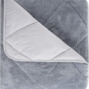 Dekbed zonder overtrek - Grijs - 200x200 cm - Tweepersoons - 2 in 1 Dekbed - Teddy - Zacht & Hypoallergeen - 4 Seizoenen - Dubbelzijdig - Wasbaar - Ultra Soft - De Linde Home (6095521858890)