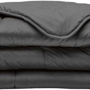 Droomtextiel All-In One Lazy Velvet Dekbed Zonder Overtrek - 240x200 cm - Antraciet (8721049907007)