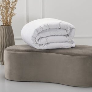 Dekbed met klittenband - Dekbed - 4-seizoenen - 200x220 - Anti allergisch - 100% katoenen tijk - Tweepersoons dekbed - wasbaar (8720892235817)