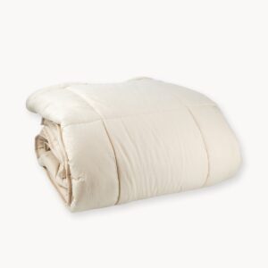 HappyBed 200x200 - Tweepersoonsdekbed - 100% Katoen - Wasbaar dekbed zonder overtrek - Bedrukt dekbed zonder hoes - Hoesloos Dekbed met Print - Taupe (8719023690465)