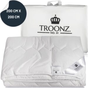 Troonz® Dekbed Livorno 200x200 cm - 100% Katoen - Luxe en Zacht Katoen - Zomer Dekbed - Tweepersoons Dekbed (8720726450669)