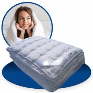 Zavelo Cotton Luxury - Wasbaar 4-seizoenen Dekbed - 100% Zuiver Katoen - Dekbed 140x200 - Zomerdekbed & Winterdekbed - Dekbedden - Geschikt voor Alle Seizoenen (Wasbaar op 90°C) (8718889136087)