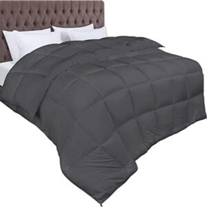 Dekbed 200x220 cm, 370 GSM Microvezel - Gestikt Donzen Alternatief Dekbed (Grijs) (9101005308861)