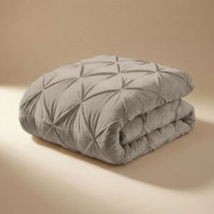 Dekbed Diamond Pintuck - 200x200 cm - Light Taupe 350gsm (8717752130382)