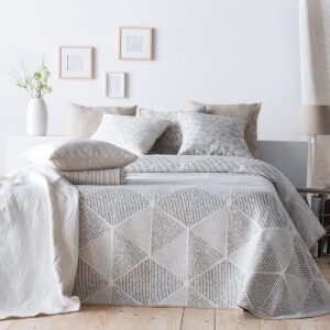 Licht Sprei voor Tweepersoonsbed 180x200 en 200x200 cm - Beige (9101034450609)