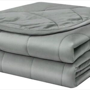 WNHB® Ademende Koeldeken - Lichtgewicht Zomerdekbed 200x220 cm - Zelfkoelende Deken Tegen Nachtzweten - Hypoallergeen Antimijt - Antraciet (6154544224263)