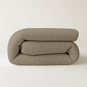 Zydante® Eazzzy Dekbed Mousseline Micro - 240x200 cm - Taupe (8717752107698)