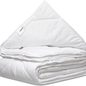 alpina Dekbed 200x200/220 cm - 4 Seizoenen Dekbed 2 Persoons - Machine Wasbaar bij 40 Graden - Sneldrogend en Ademend Materiaal - Zomer- en Winterdekbed - Polyester - Wit (8711252501604)