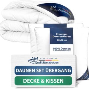 All-Season Dekbed 200x200 met Kussens 80x80 - Zacht & Warm, Gemaakt in Duitsland, OEKO-TEX Gecertificeerd, Allergievriendelijk (9101106386508)