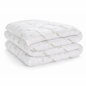 Comfeur Bamboe Dekbed - Bamboe Tijk en PoliPercal - Tweepersoons - All Year Dekbed - Hyperallergeen & Anti-allergisch - Geschikt voor alle Seizoenen - 200x200 cm (8721161762485)