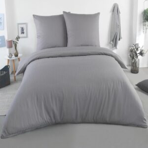 Damast Hotelbeddengoed - Satijnen Dekbedset - Slaapcomfort Verhogend - Zacht Huidgevoel - 200x220 cm (9101165410077)
