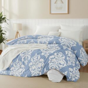 Luxe Dekbed Zacht en Warm voor Alle Seizoenen 200x200 cm Grijsblauw (9101120898131)