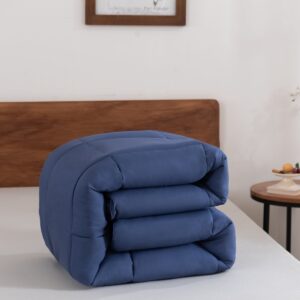 Snoozella ComfyBed 200x200 - Dark Blue - Dekbed zonder overtrek - Wasbaar dekbed - 30 nachten proefslapen - All season winterdekbed & zomerdekbed (6153453026067)