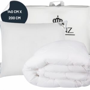 Troonz Slaapset Portofino - Hoofdkussen met 140x200 dekbed - All Year Dekbed - Hotelkwaliteit Kussen (8721249735356)