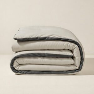 YNOT Dreambed Signature - Jersey Flanel Antra/Greige - 200x200 - Tweepersoonsdekbed - Dekbed Zonder Overtrek - Dreambed Signature - Wasbaar Hoesloos Dekbed - 30 dagen proefslapen - Dekbed met vaste overtrek (8717752128914)