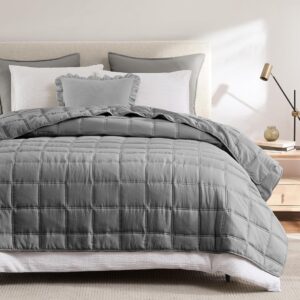 Zachte Grijze Sprei 200x220 cm voor Bed en Bank - Microvezel Knuffeldeken, Oeko-Tex (9101143804843)