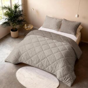 All In One Dekbed 200x200 Zonder Overtrek Wasbaar Met Kussenslopen Solitude 4 Seizoenen (8785349745653)