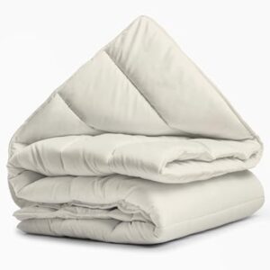 All-in One Dekbed zonder Overtrek - Creme - Tweepersoons 240x200 cm - Wasbaar - Inclusief Kussenslopen - Geschikt voor alle seizoenen (8785356004729)