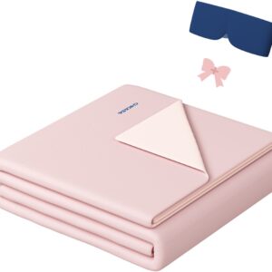 CHICASA Zomerdekbed 200x220 cm - Koelend & Licht - Dubbelzijdig - OEKO-TEX® Gecertificeerd - Antibacterieel - Machinewasbaar - Roze (8711551921363)