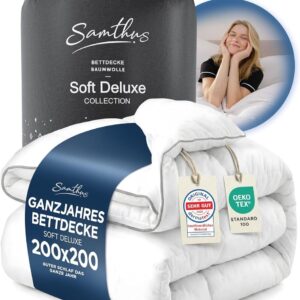 Dekbed 200x200 - Slaapdeken - Heerlijk slapen - Oeko-Tex gecertificeerd - 200 bij 200 cm (9101155683627)