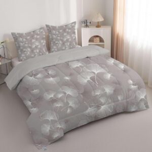 Dekbed 200x220 - Dekbedovertrek Set - Slaapkamer Decoratie - Omkeerbaar Design - 200x220 cm - Bruin (9101178646340)
