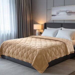 Dekbed 4 seizoenen - Dekbedovertrekloos - Alle seizoenen - Hypoallergeen - 200x220 cm - Taupe (9101178649983)