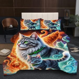 Dekbed Set - Dierenprint Dekbed - Heerlijk Slapen - 3D Print Technologie - 200x220 cm (9101165477759)