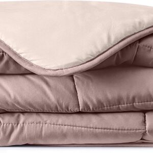 Eleganzzz Zomerdekbed 200x200 Mauve - Hoesloos dekbed - Eazy dekbed - Gekleurd dekbed - Zomerdekbed - Eenpersoons Dekbed - Dekbedden (8719727233494)