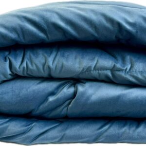 Prestige Bedding 2 in 1 Velvet Dekbed zonder Overtrek - Dekbed Inclusief slopen - 200x200 - Blauw (6153913835864)
