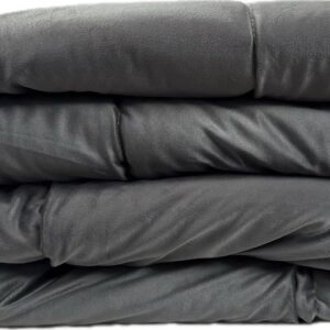 Prestige Bedding 2 in 1 Velvet Dekbed zonder Overtrek - Dekbed Inclusief slopen - 200x200 - Grijs (6153909128192)