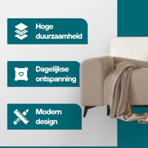 Slaapbank 3-Zits 205x105x82 cm met Italiaans Vouwsysteem en HR Comfort Matras - Luxe Moderne Bankbed Ruimtebesparend 140x200 cm Groen - Furnitureland Livigno (9502664862655)