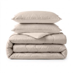 Sleeptime Verkoelend Dekbed zonder Overtrek - Wasbaar Dekbed - Inclusief Slopen - 200x200 - Taupe (8720578183838)