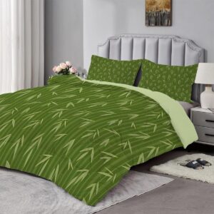 Veganistisch Dekbed Groen 140x200 cm 4 Seizoenen Inclusief Kussensloop (9101032887353)