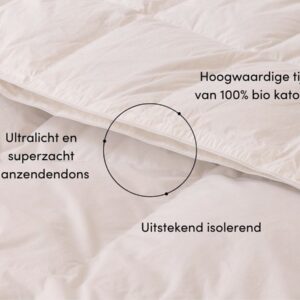 Yumeko dekbed ganzendons lente/herfst 140x200 - Biologisch & ecologisch (8720955195041)