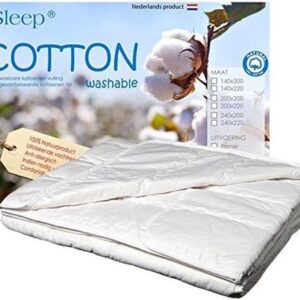 Zomerdekbed Katoen 200x200 cm - Luchtig en Ademend Dekbed voor Warme Nachten (9101077568309)